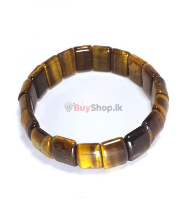 Natural Tiger Eye Stone Lucky Bless Beads Men Woman Bracelet Box Type