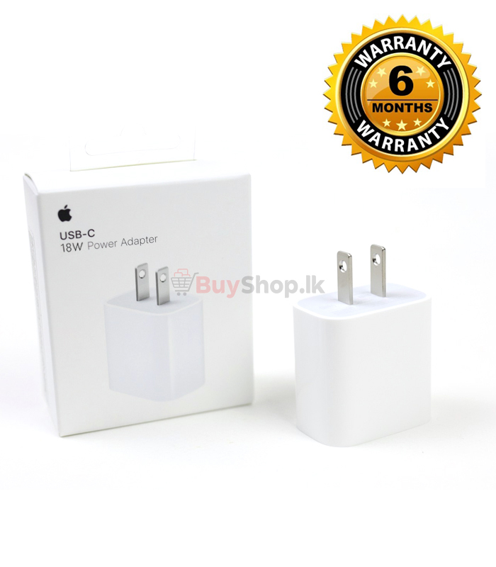 Apple 18W USB-C Power Adapter Charger (2 Pin) Smart Phone Fast Charger  Adapter - Online Shopping Sri Lanka 