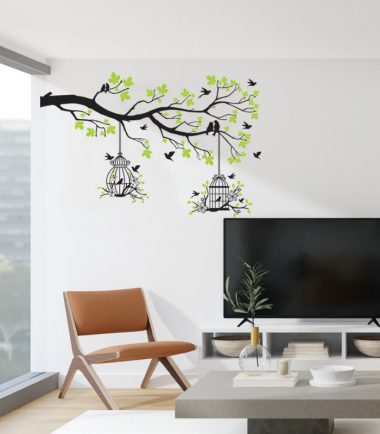 Tree Branch Nature Wall Sticker For Living Room