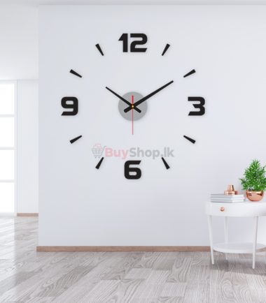 3D Wall Clock with brief quartz Number